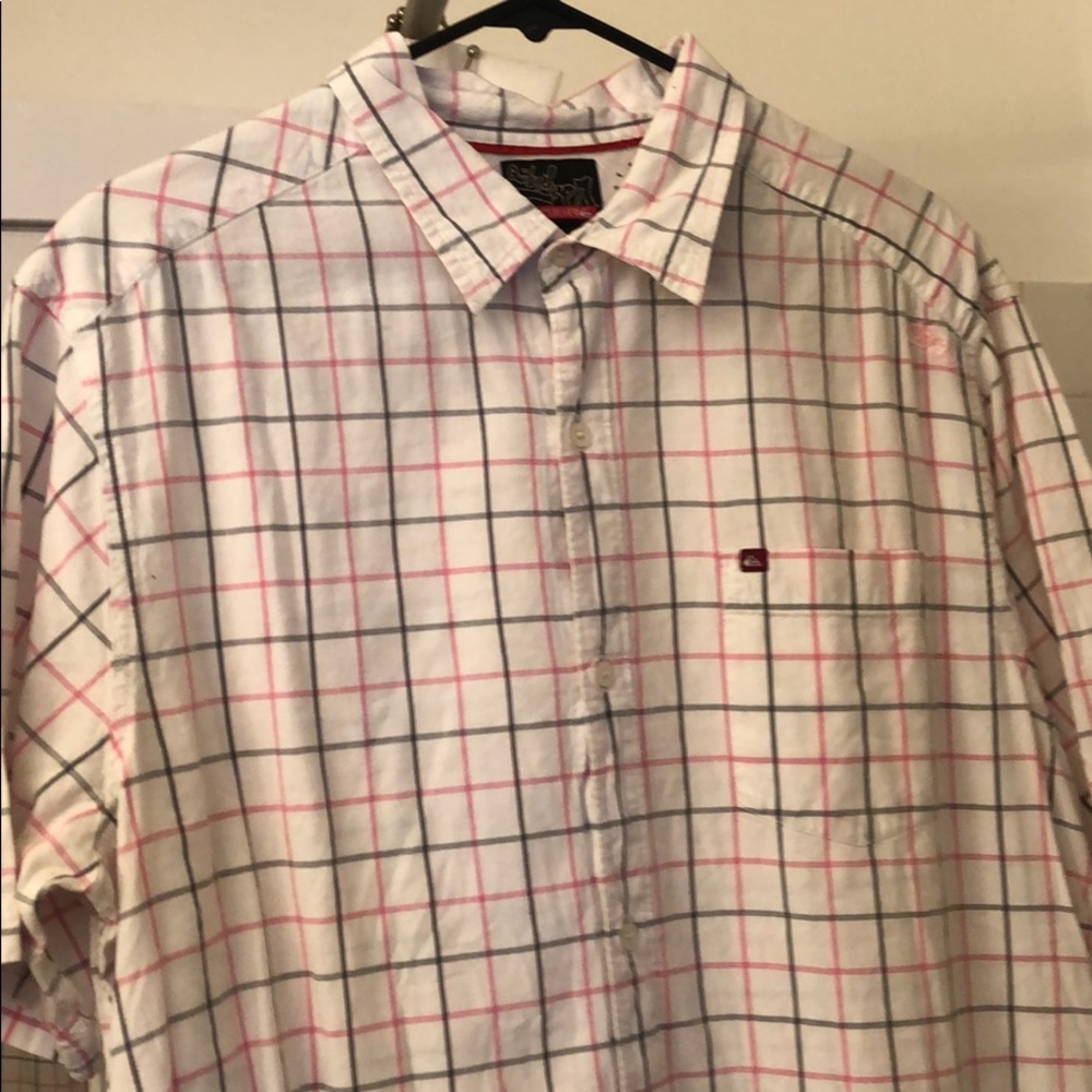 Pink quicksilver button up - Picture 3 of 4